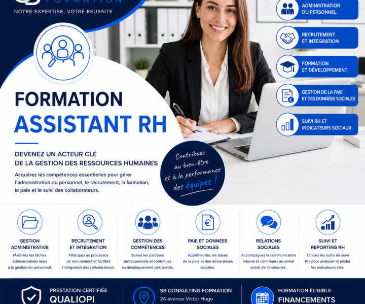 Formation Assistant ressources humaines à Coulommiers