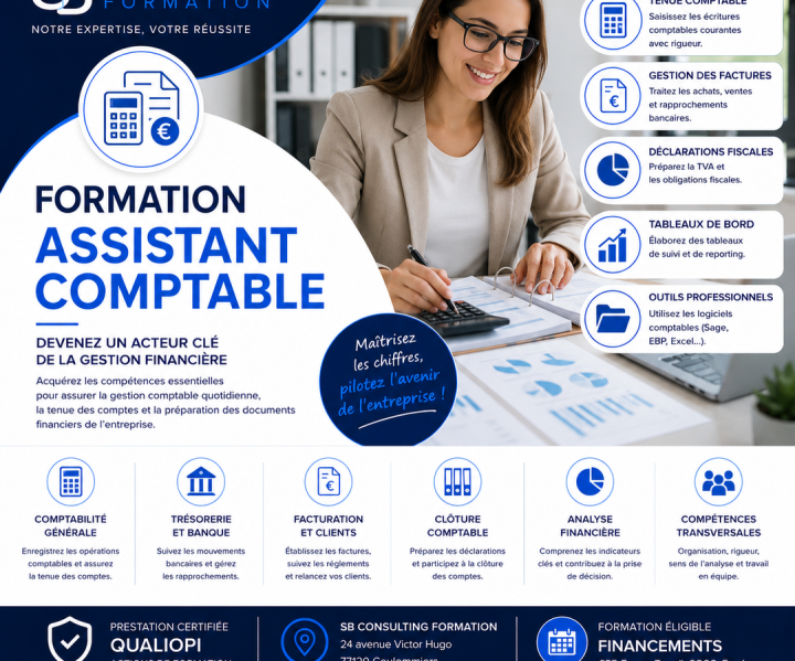 Formation Assistant administratif et comptable à Coulommiers