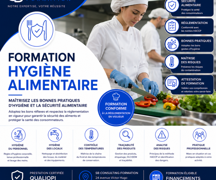 Formation Hygiène alimentaire HACCP à Coulommiers